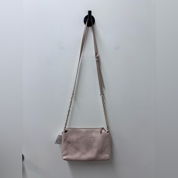 Tory Burch Blush Pink Bombe Leather Crossbody Bag - Picture 5 of 11